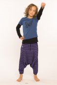 Harem Classic Pant Kids Purple Stripe